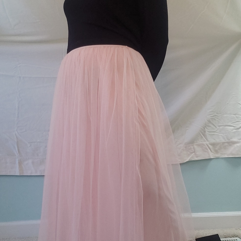 Pink fairy maxi skirt